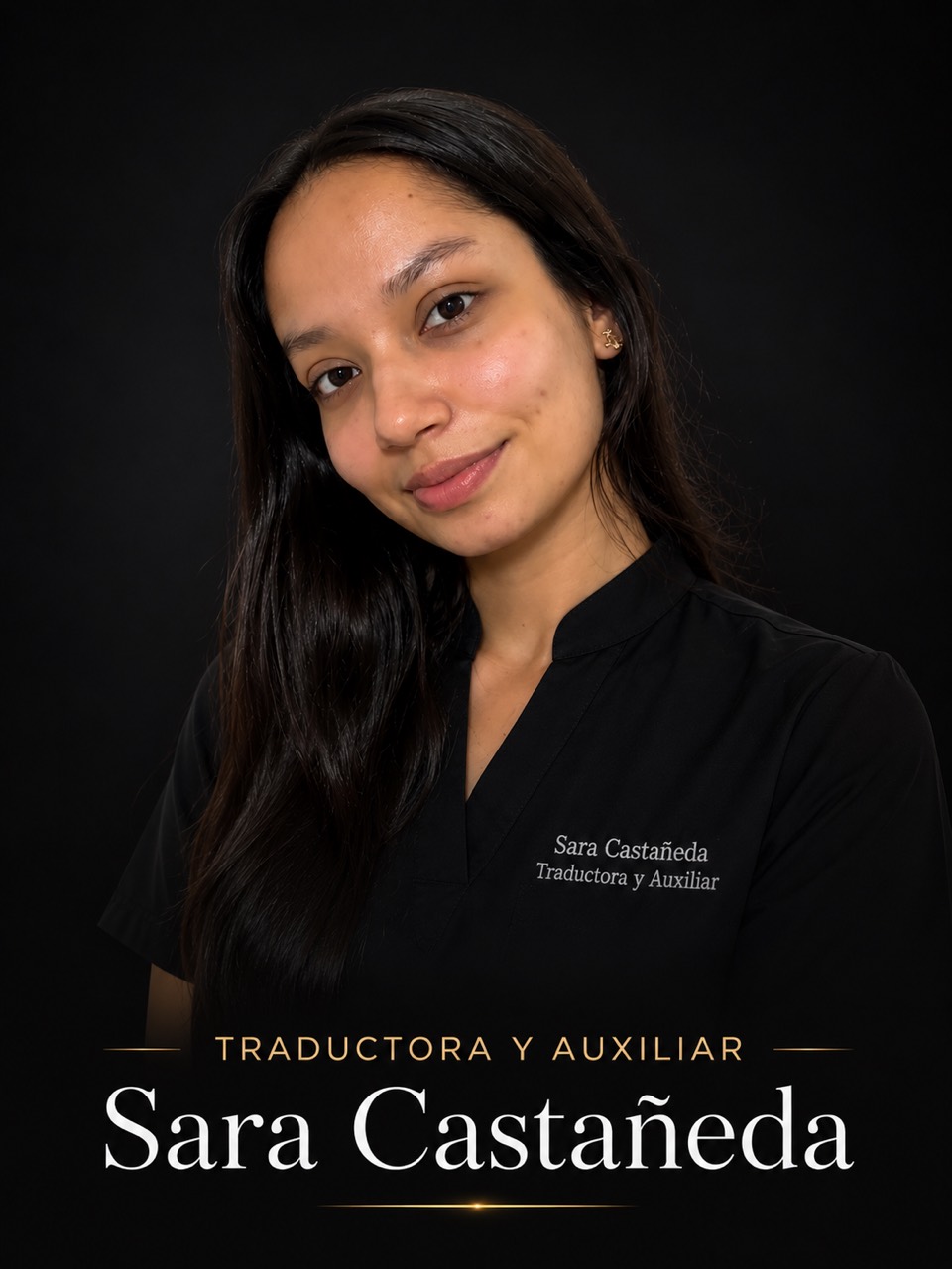 Sara Castañeda, translator and assistant at White Teeth Colombia